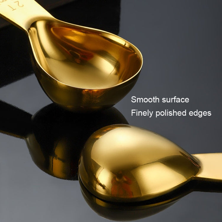 15ml 304 Stainless Steel Thickened Coffee Spoon With Scale Measuring Bean Spoon, Color: Black - Coffee Machine & Accessories by PMC TechLife | Online Shopping South Africa | PMC TechLife | Buy Now Pay Later Mobicred