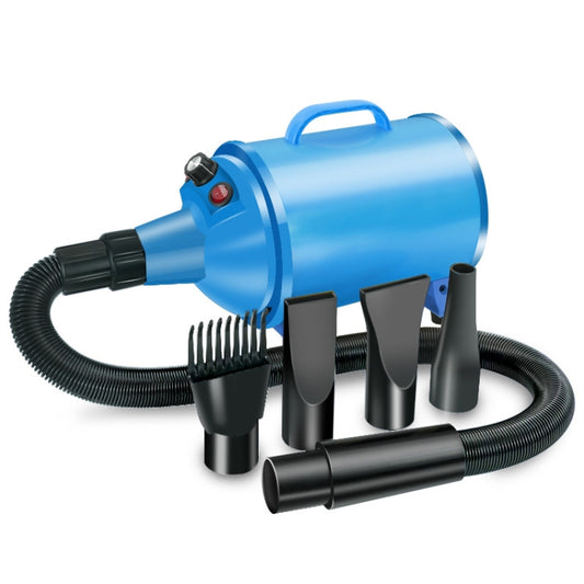 2100W Dog Dryer Stepless Speed Pet Hair Blaster Pet Water Blower 220V UK Plug(Pure Blue) - Blower & Drying by PMC Jewellery | Online Shopping South Africa | PMC Jewellery | Buy Now Pay Later Mobicred