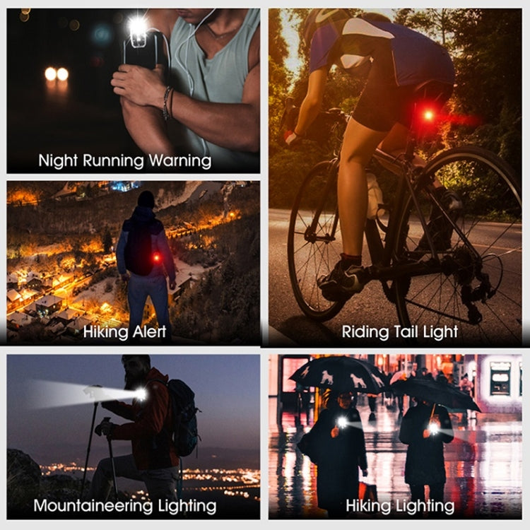 WEST BIKING Mini Bicycle Two-color Tail Light Riding Night Warning Light(Black) - free shipping - PMc TechLife - Order now!