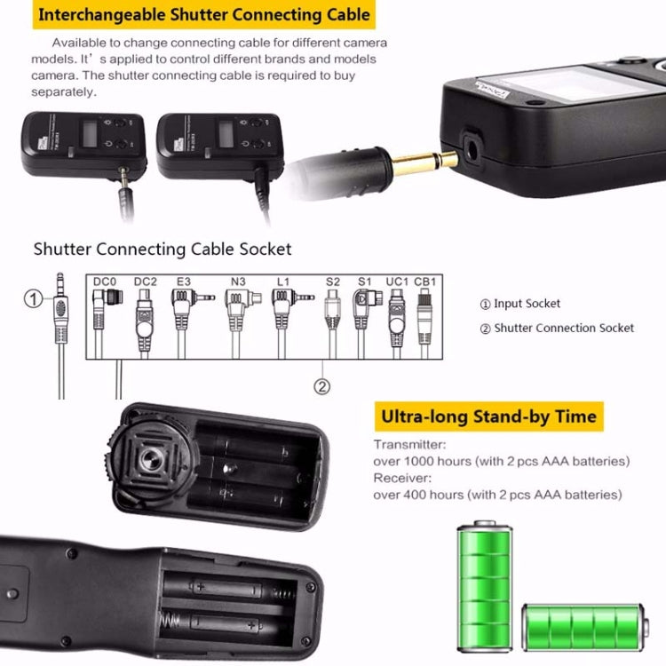 For Instax E3 Pixel TW283 Shutter Wireless Delay Remote Control SLR Shutter Flasher - free shipping - PMC TechLife - Order now!