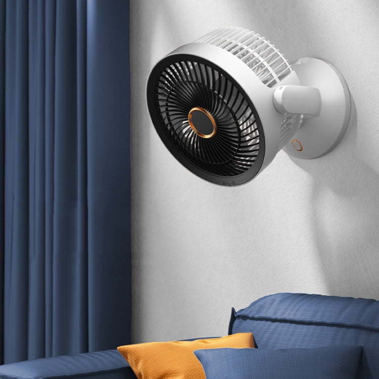 Desktop Air Circulation Upright Night Light Fan Household Rotatable Turbo Fan, Style: Charging Model - Electric Fans by PMC Jewellery | Online Shopping South Africa | PMC Jewellery | Buy Now Pay Later Mobicred