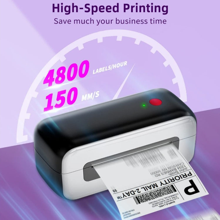 Phomemo PM246S Address Label Printer Thermal Paper Express E-Manifest Printer, Size: EU(White) - Printer by Phomemo | Online Shopping South Africa | PMC Jewellery | Buy Now Pay Later Mobicred