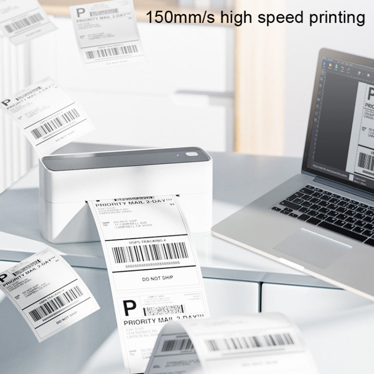Phomemo PM241-BT Bluetooth Address Label Printer Thermal Shipping Package Label Maker, Size: EU(Black White) - free shipping - PMC TechLife - Order now!