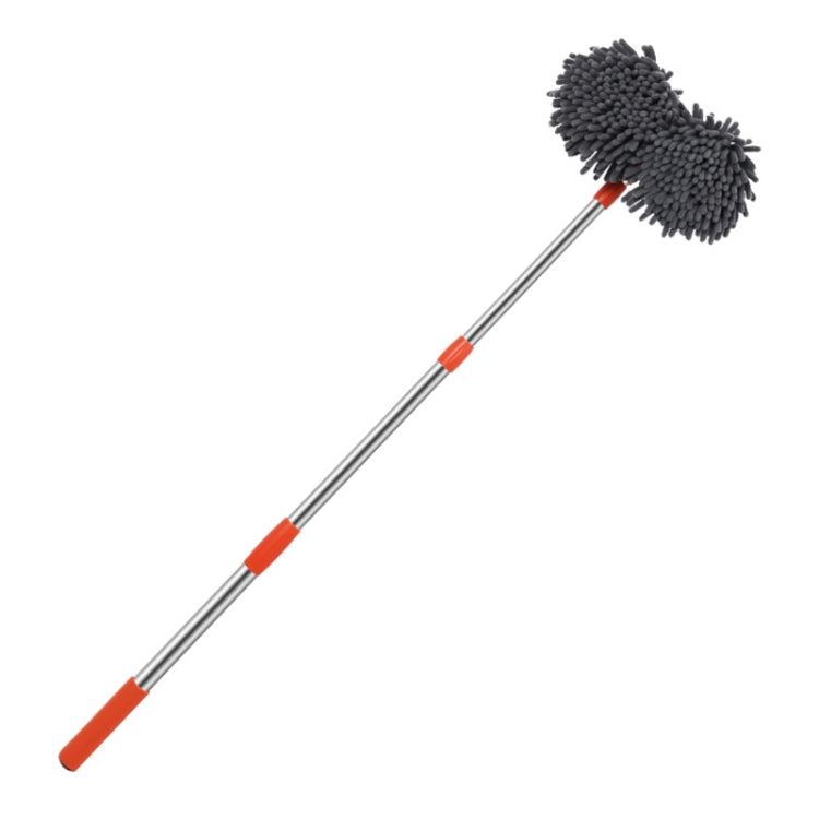 Car Wash Mop Soft Brush Long Handle Telescopic Rotary Car Cleaning Tool(Orange) - Car washing supplies by PMC TechLife | Online Shopping South Africa | PMC TechLife | Buy Now Pay Later Mobicred