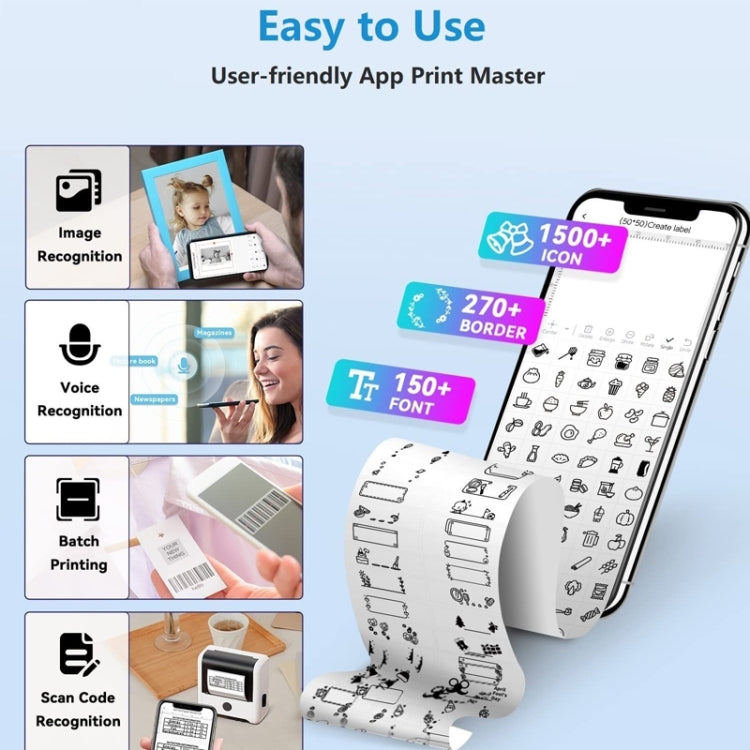 Phomemo M200 QR Code Tag Handheld Portable Bluetooth Thermal Label Printer(Pink) - free shipping - PMC Jewellery - Order now!