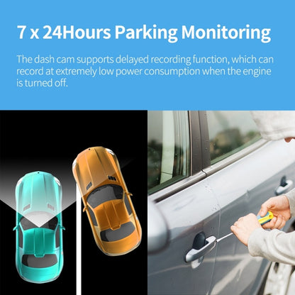 FISANG 2K HD Night Vision Car WIFI Car Driving Recorder, Style: Single Recording 2K - Car DVRs by FISANG | Online Shopping South Africa | PMC Jewellery | Buy Now Pay Later Mobicred