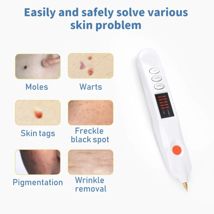 Spot Mole Pen Spot Removal Instrument Home Beauty Instrument, Spec: Plug-in Model EU(Golden) - free shipping - PMC TechLife - Order now!