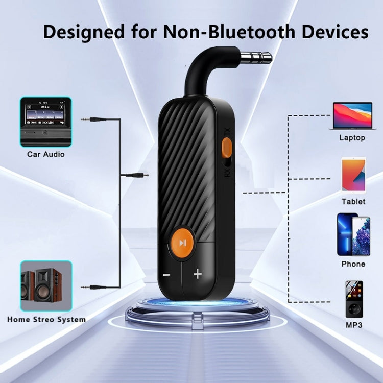 Bluetooth 5.2 Car Receiver TV Computer Transmitter - Audio Receiver Transmitter by PMC TechLife | Online Shopping South Africa | PMC TechLife