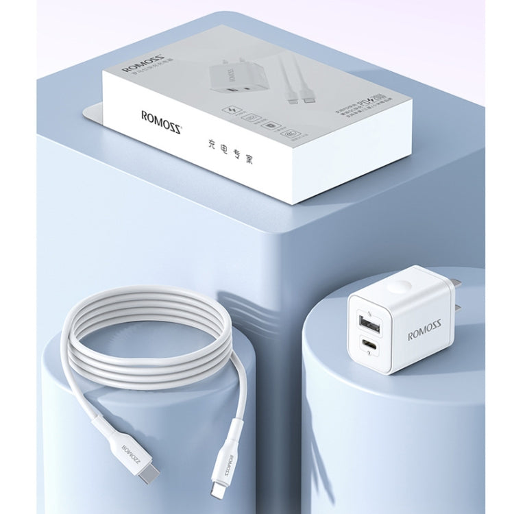 ROMOSS PD20W Fast Charger For Apple/Huawei And Xiaomi, CN Plug, Style: For Apple PD Charging Cable - Multifunction Cable by ROMOSS | Online Shopping South Africa | PMC Jewellery