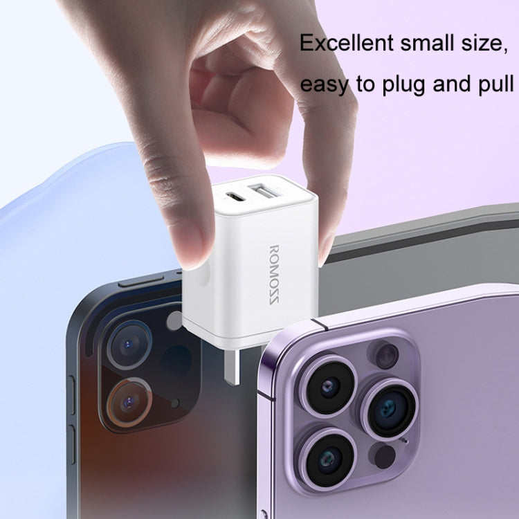 ROMOSS PD20W Fast Charger For Apple/Huawei And Xiaomi, CN Plug, Style: Double-port - USB Charger by ROMOSS | Online Shopping South Africa | PMC Jewellery