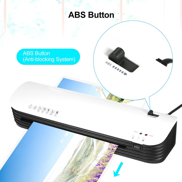 Osmile SL299 A4 Laminator Machine Set With 15 Laminating Pouches Paper Cutter Corner Rounder(AU Plug) - Photo Film Covering Machine by Osmile | Online Shopping South Africa | PMC TechLife | Buy Now Pay Later Mobicred