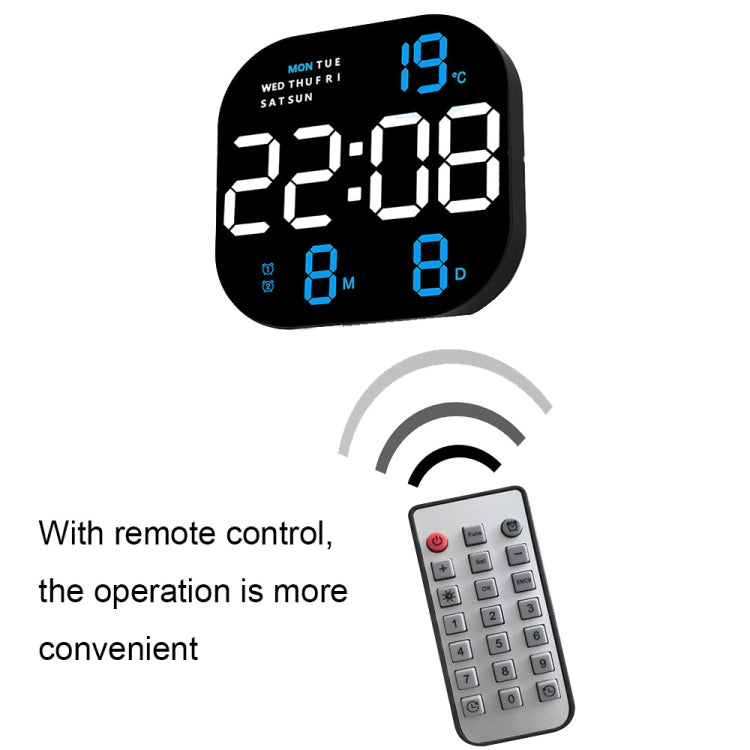 6633 LED Screen Digital Display Timing Desktop Alarm Clock Living Room Hanging Clock(White Light) - Wall Clock by PMc TechLife | Online Shopping South Africa | PMc TechLife | Buy Now Pay Later Mobicred