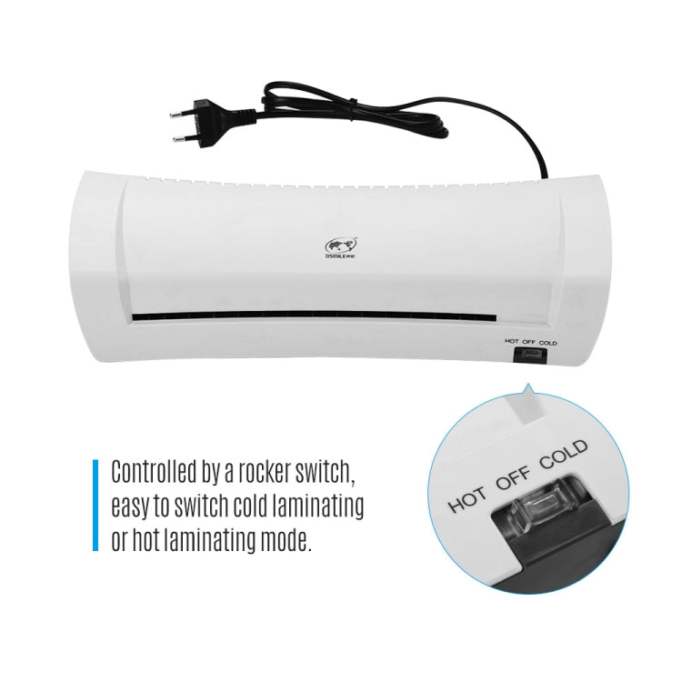 Osmile SL200 A4 Photo Cold and Hot Laminating Machine 340mm/min Speed US Plug - Photo Film Covering Machine by Osmile | Online Shopping South Africa | PMC Jewellery | Buy Now Pay Later Mobicred