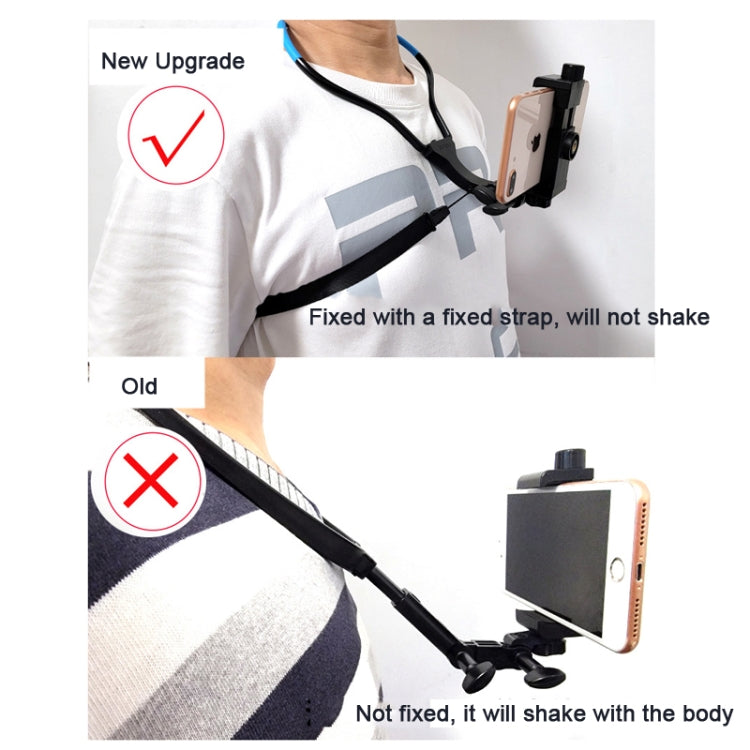 TUYU Camera Neck Holder Mobile Phone Chest Strap Mount  For Video Shooting//POV, Spec: Vertical Shooting (Blue) - Stand by PMC Jewellery | Online Shopping South Africa | PMC Jewellery | Buy Now Pay Later Mobicred