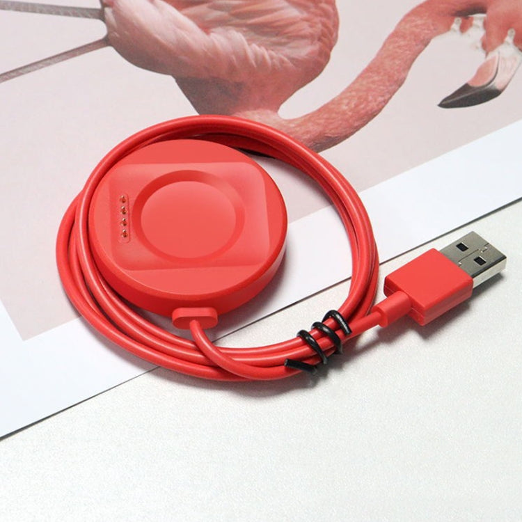 For OPPO Watch SE Watch USB Port Magnetic Charger Charging Cable(Red) -  by PMC Jewellery | Online Shopping South Africa | PMC Jewellery | Buy Now Pay Later Mobicred