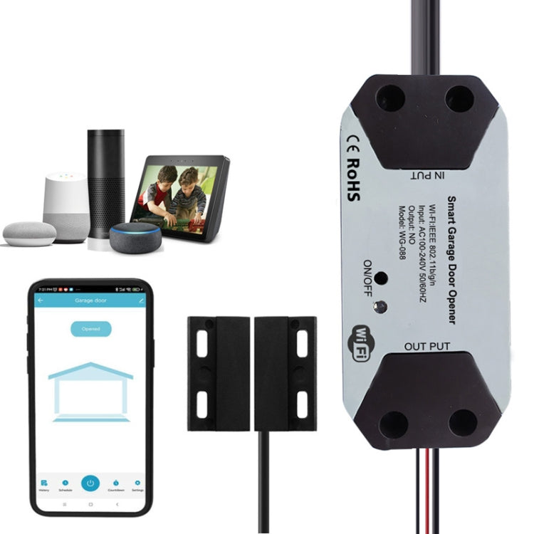 Tuya APP Remote Control WIFI Smart Garage Door Controller, Specification: EU Plug - free shipping - PMC TechLife - Order now!