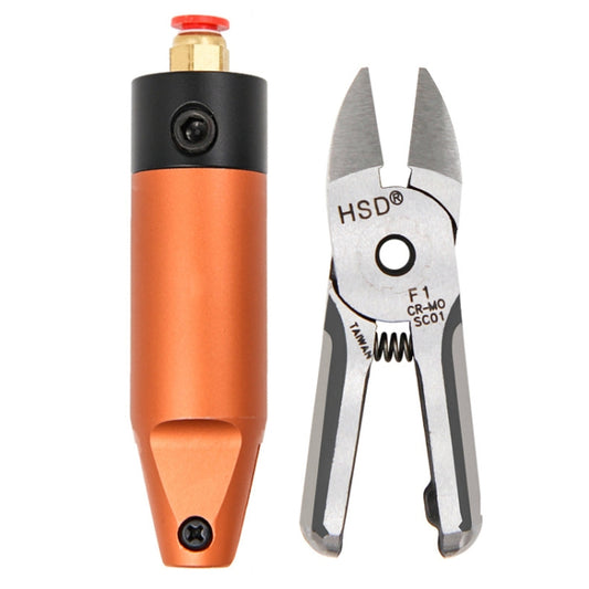 HSD HS-5M+F1 Cut Plastic Set 2 In 1 Pneumatic Snip Plier Cutting Metal Plastic Model Scissor Tool - Pliers by HSD | Online Shopping South Africa | PMC Jewellery | Buy Now Pay Later Mobicred