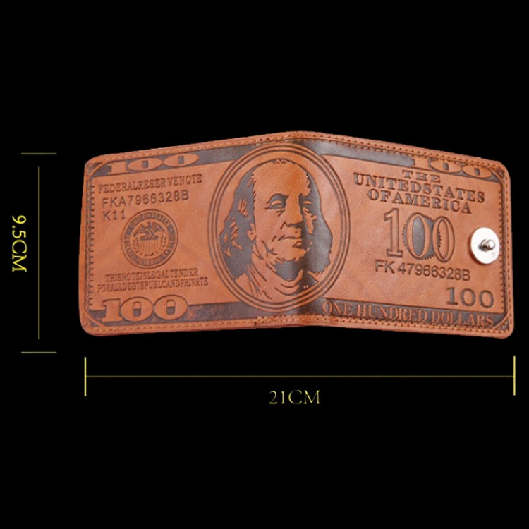 Retro Dollar Pattern Magnetic Buckle Multi-card Slot Wallet(Coffee) - Wallets by PMC TechLife | Online Shopping South Africa | PMC TechLife