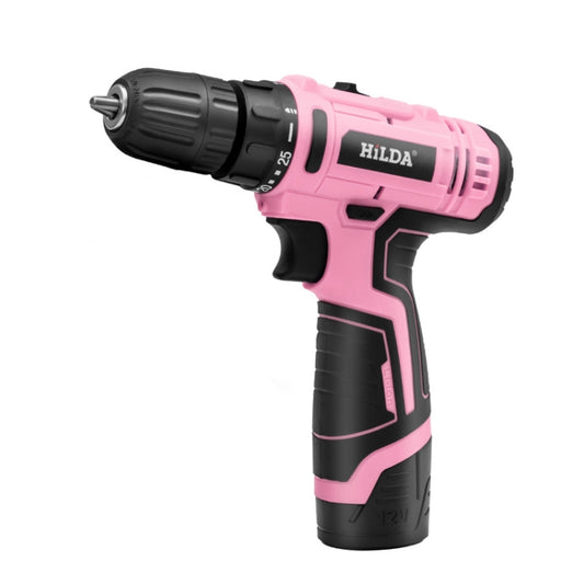 HILDA 12V Cordless Impact Drill Electrical Screwdriver, Plug: US Plug - Drill & Drill Bits by HILDA | Online Shopping South Africa | PMC Jewellery | Buy Now Pay Later Mobicred