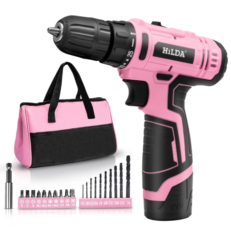 HILDA 12V Cordless Impact Drill Electrical Screwdriver, Plug: EU Plug - free shipping - PMC TechLife - Order now!