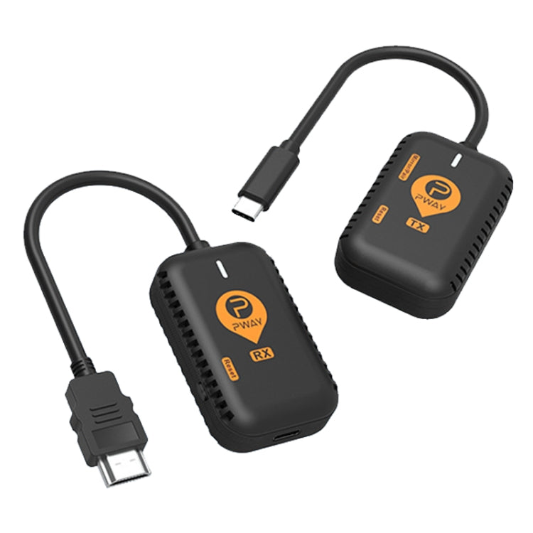 PWAY DT248W-H 30m Wireless HD Screen Projector Office Conference Screen Sharing Device(Type-C Interface) - free shipping - PMC TechLife - Order now!