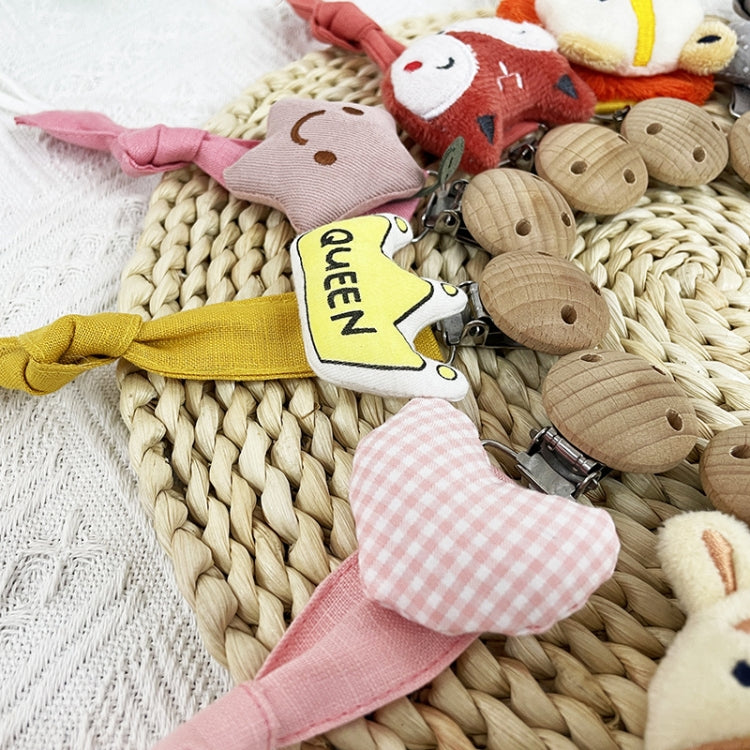 Animal Head Pacifier Chain Newborn Pacifier Clip, Style: Crown - Cups & Silicone Nipple by PMC TechLife | Online Shopping South Africa | PMC TechLife | Buy Now Pay Later Mobicred