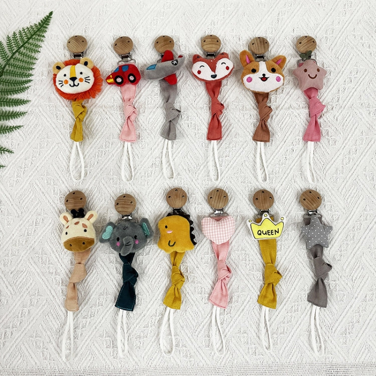 Animal Head Pacifier Chain Newborn Pacifier Clip, Style: Fox - Cups & Silicone Nipple by PMC TechLife | Online Shopping South Africa | PMC TechLife | Buy Now Pay Later Mobicred