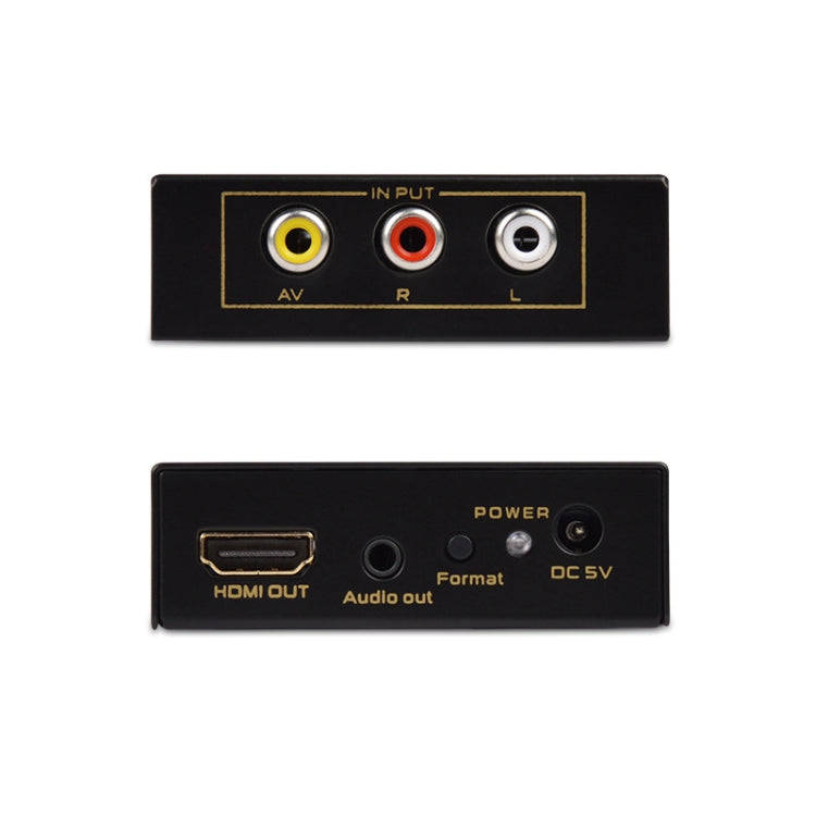 FJGEAR FJ-AH1308 AV To HDMI Converter With Auto Scaling - Converter by FJGEAR | Online Shopping South Africa | PMC Jewellery | Buy Now Pay Later Mobicred