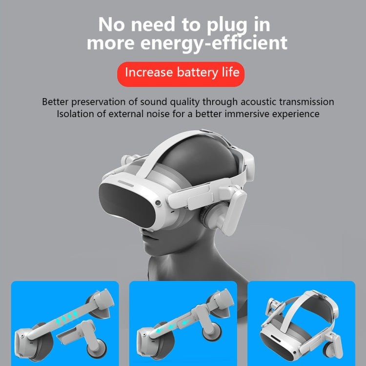 For PICO 4 / PICO 4 PRO Headset Audio Earmuffs Anti-interference VR Accessories P2 - VR Accessories by PMC TechLife | Online Shopping South Africa | PMC TechLife | Buy Now Pay Later Mobicred