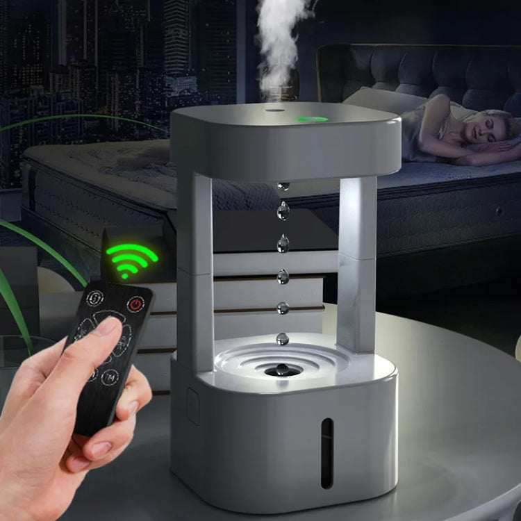 580ml Anti-gravity Humidifier Water Droplet Backflow Atomizer Aromatherapy Machine(White Light) - free shipping - PMC TechLife - Order now!