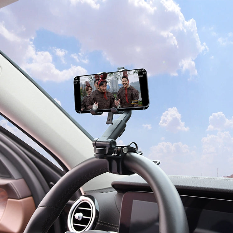 Car Sun Visor Clamp Multi-function Dashboard Mobile Phone Holder(Black) - free shipping - PMC TechLife - Order now!