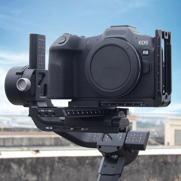 Universal Camera L Shape Bracket Quick Release Plate for Camera RSC2 / RS3 Stabilizers, Spec: L-440 Black - L-Bracket by PMC TechLife | Online Shopping South Africa | PMC TechLife | Buy Now Pay Later Mobicred