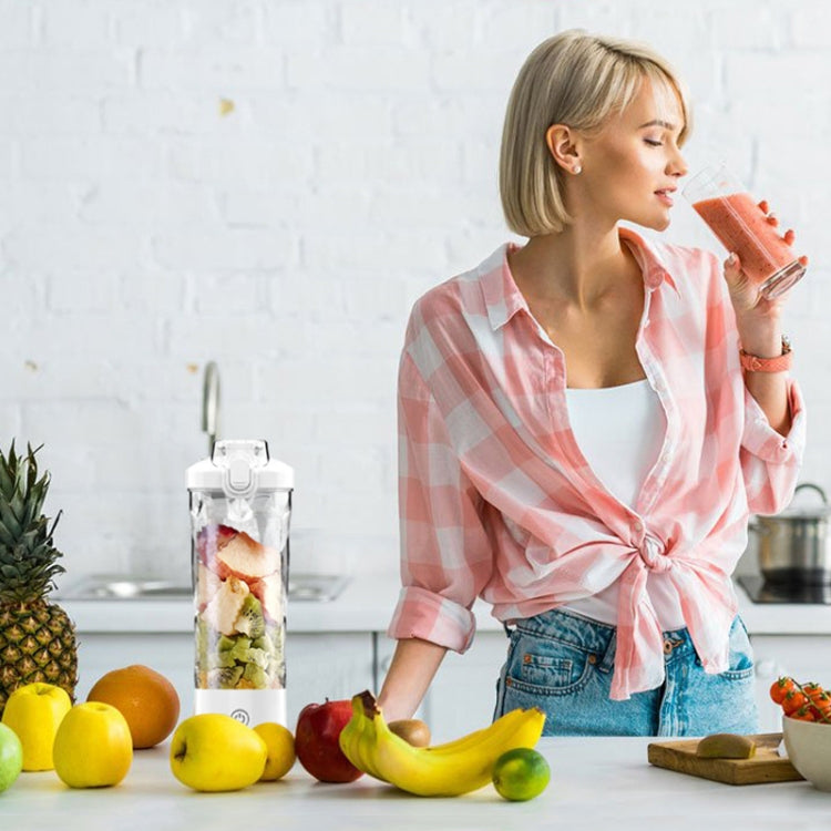 Portable Multifunctional USB Charging Juice Cup Mini Electrical Blender(White) - free shipping - PMC TechLife - Order now!