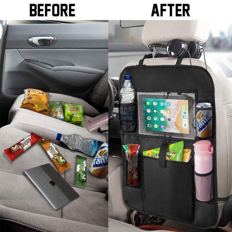 Car Seatback Organiser Storage Hanging Bag(Black) - Stowing Tidying by PMC TechLife | Online Shopping South Africa | PMC TechLife