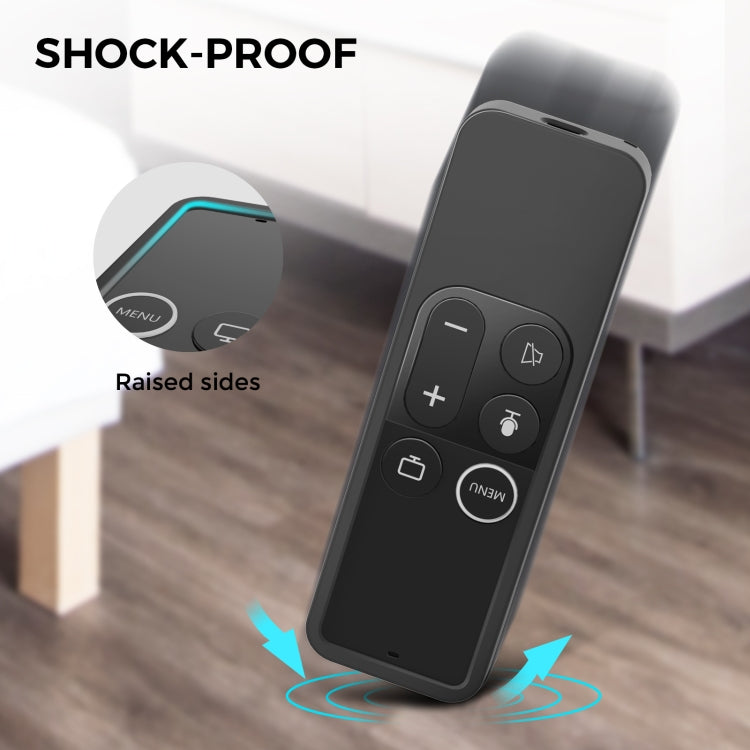 For Apple TV HD / 4K+AirTag AhaStyle PT157 Remote Control Tracker 2 In 1 Silicone Protective Cover(Pink) - Remote Control Covers by AhaStyle | Online Shopping South Africa | PMC TechLife | Buy Now Pay Later Mobicred