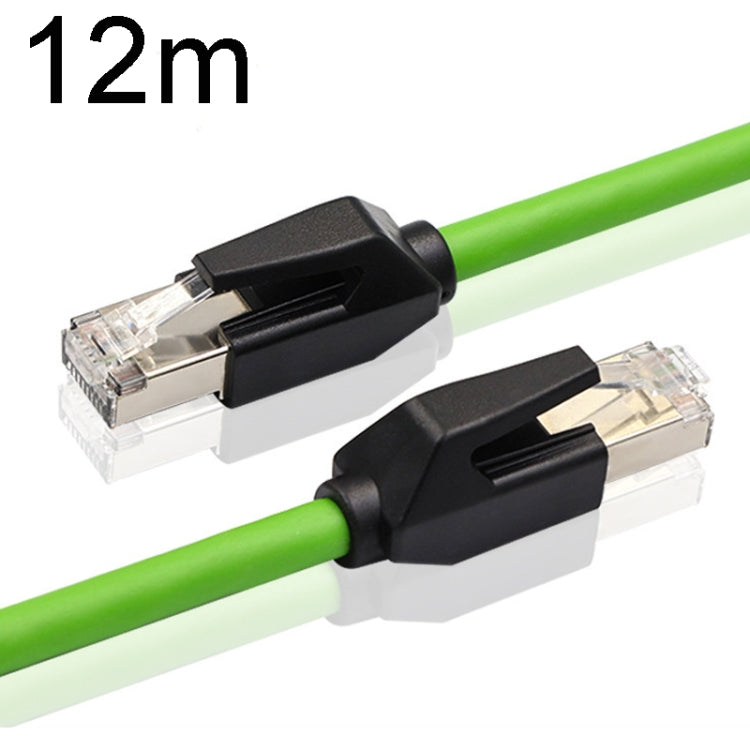 12m CAT6 Double Shielded Gigabit Industrial Cable Vibration-Resistant And Highly Flexible Drag Chain Cable - Lan Cable and Tools by PMC TechLife | Online Shopping South Africa | PMC TechLife