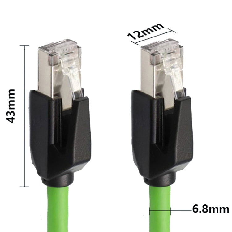 3m CAT6 Double Shielded Gigabit Industrial Cable Vibration-Resistant And Highly Flexible Drag Chain Cable - free shipping - PMC TechLife - Order now!
