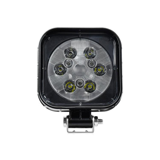 4 Inch Square Mixed Luminous Aluminum Alloy Car Work Light(Sigle) - Work Lights by PMC Jewellery | Online Shopping South Africa | PMC Jewellery | Buy Now Pay Later Mobicred