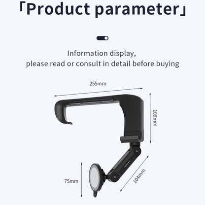 For Tesla Moldel 3/Y Car Mobile Phone Holder Magnetic Rotating Folding Navigation Holder, Shape: LD-TS2-M2 - Car Holders by PMC Jewellery | Online Shopping South Africa | PMC Jewellery | Buy Now Pay Later Mobicred