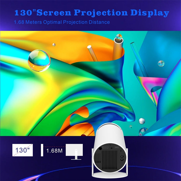 HY300 Smart Projector Android 11.0 System 120 Lumen Portable Projector AU Plug - Mini Projector by PMC TechLife | Online Shopping South Africa | PMC TechLife