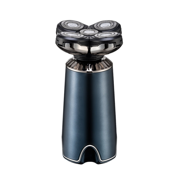 Men Multifunctional Electrical Shaver Rechargeable 5-Blade Shaving Razor(Dark Blue) - Electric Shavers by PMC TechLife | Online Shopping South Africa | PMC TechLife | Buy Now Pay Later Mobicred