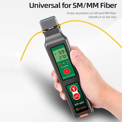 Komshine Fiber Optic Identifier Optical Cable Signal Direction Identifier With VFL Red Light 10mW(KFI-40V) - Fiber Optic Test Pen by Komshine | Online Shopping South Africa | PMC Jewellery