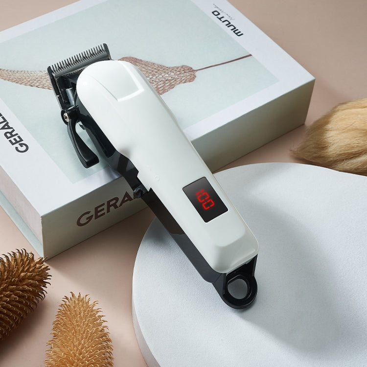 Shaver Hair Clipper Pet Electrical Pusher Grooming Machine(Ceramic White) - Electric Clipper by PMC TechLife | Online Shopping South Africa | PMC TechLife | Buy Now Pay Later Mobicred
