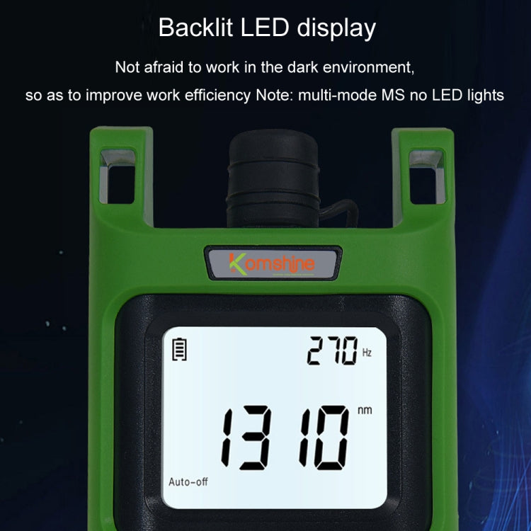 Komshine Handheld Laser Light Source Fiber Tester with LED Backlight, Model: KLS-35-M - free shipping - PMC Jewellery - Order now!