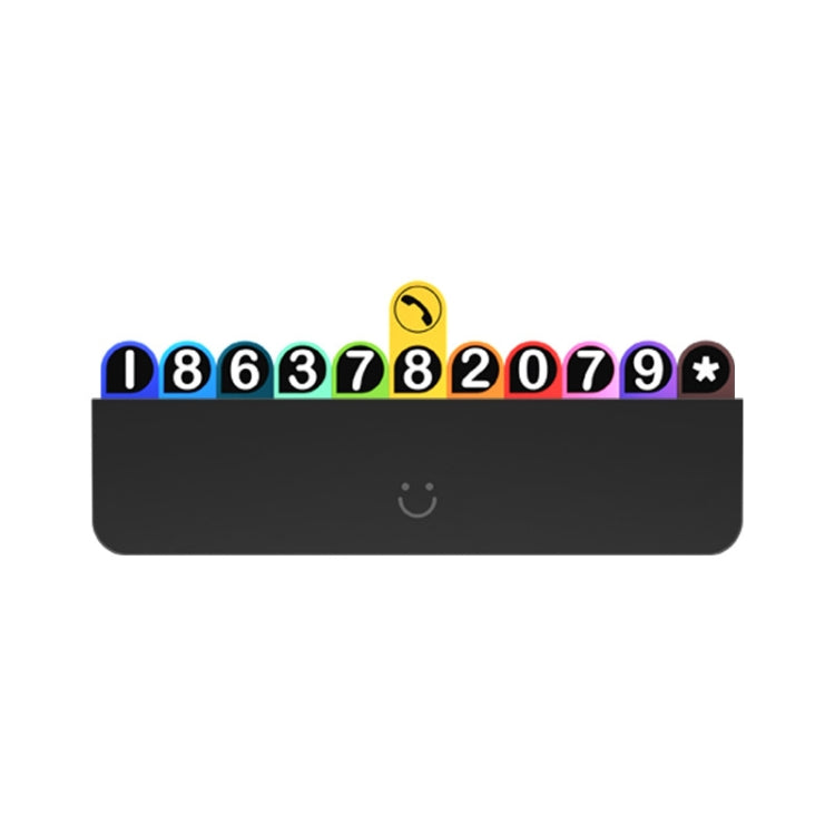 bbdd Temporary Parking License Plate Concealable Car Removal Number Plate(Rainbow Edition) - Parking Card by bbdd | Online Shopping South Africa | PMC Jewellery