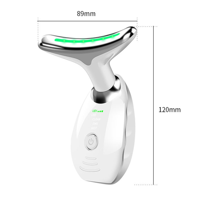 Electrical Neck Beauty Instrument Neck Massager Face Beauty Device, Style: Oval(Red) - free shipping - PMC TechLife - Order now!