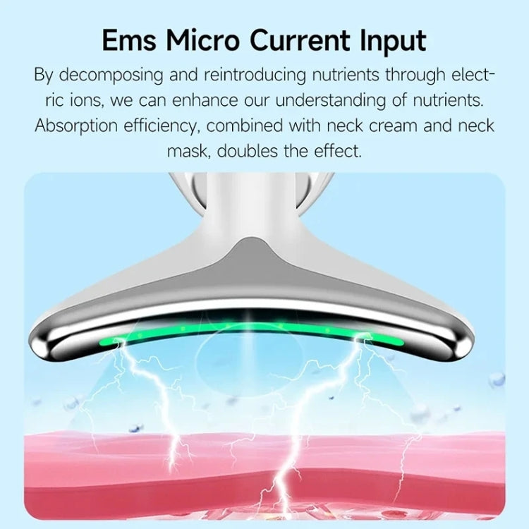 Electrical Neck Beauty Instrument Neck Massager Face Beauty Device, Style: Oval(Red) - free shipping - PMC TechLife - Order now!