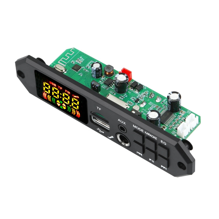 80W 12V Bluetooth MP3 Decoder Board With Power Amplifier Color Screen Call Recording, Model: Big Remote Control - Car MP3 & MP4 & MP5 by PMC TechLife | Online Shopping South Africa | PMC TechLife
