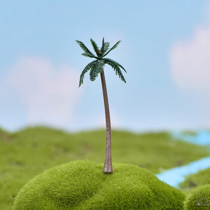 5pcs Micro Landscape Ornaments Simulated Christmas Trees Succulent Accessories Materials, Style: 1 Pocket Coconut Tree - Ornaments by PMC Jewellery | Online Shopping South Africa | PMC Jewellery