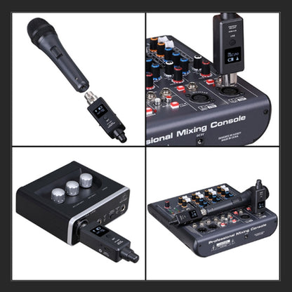 MTU-002 Microphone Wireless System UHF DSP Transmitter & Receiver Mic/Line Two Modes - Microphone by PMC Jewellery | Online Shopping South Africa | PMC Jewellery
